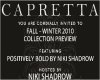 Capretta Fall 2010 Preview